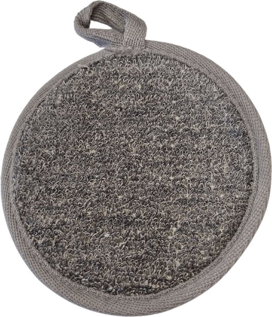 green-goose Natuurlijke Scrub Handschoen - Houtskool, Bamboe & Linnen