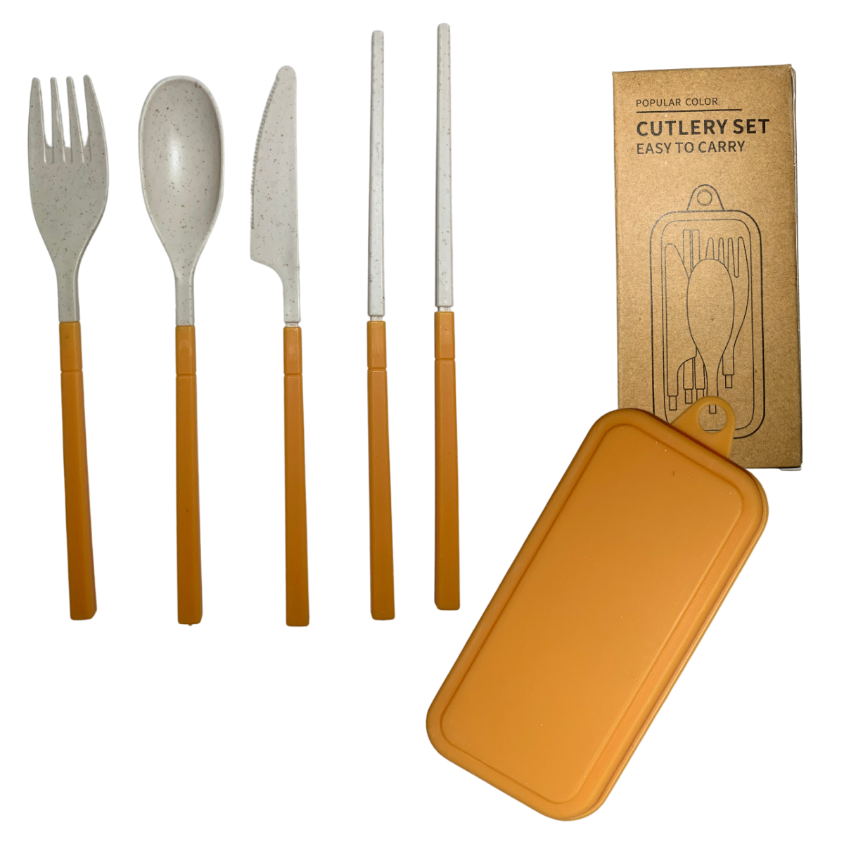Bio-based Cutlery Set | Cream