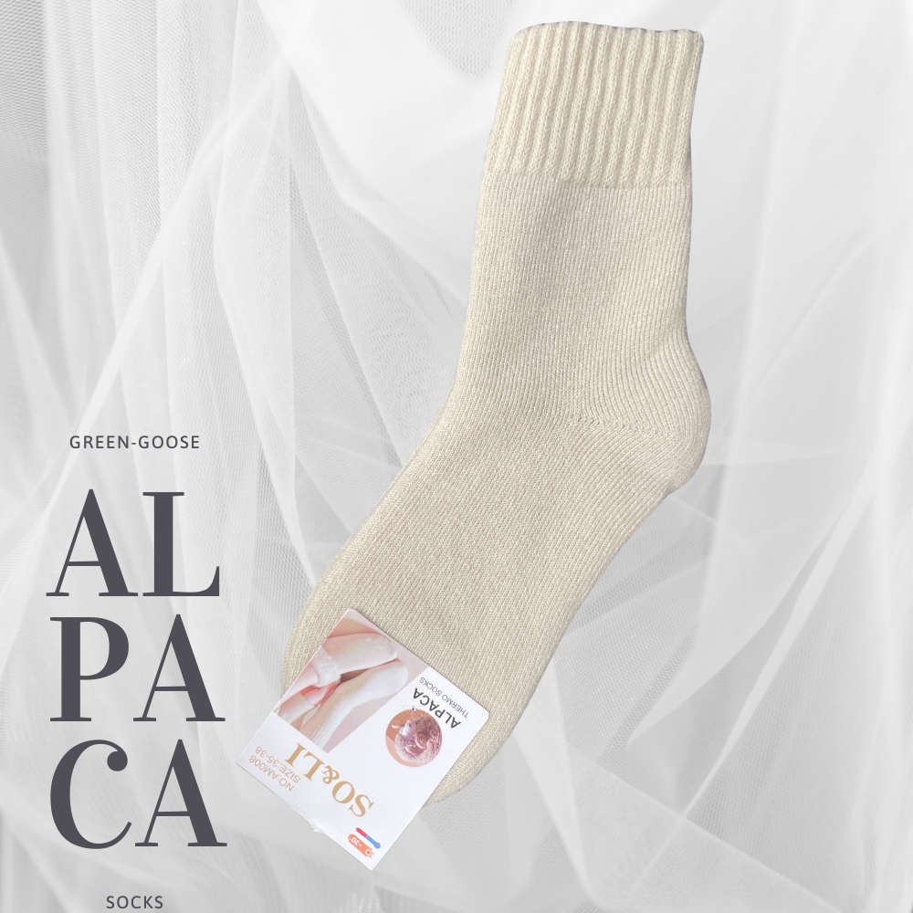 green-goose Alpaca Damessokken - Extra Zacht - 1 Paar - 95%