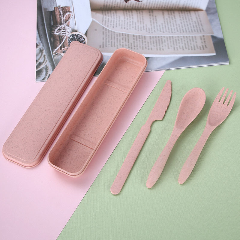 Bio-based Cutlery Set | Pink