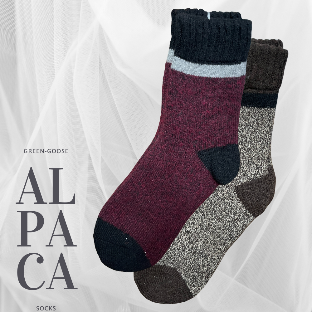 Alpaca Socks Women | 2 Pair | Blue grey