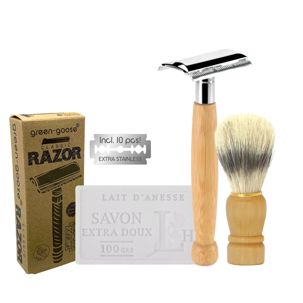 Classic Razor Package Shaving Soap | Rose gold