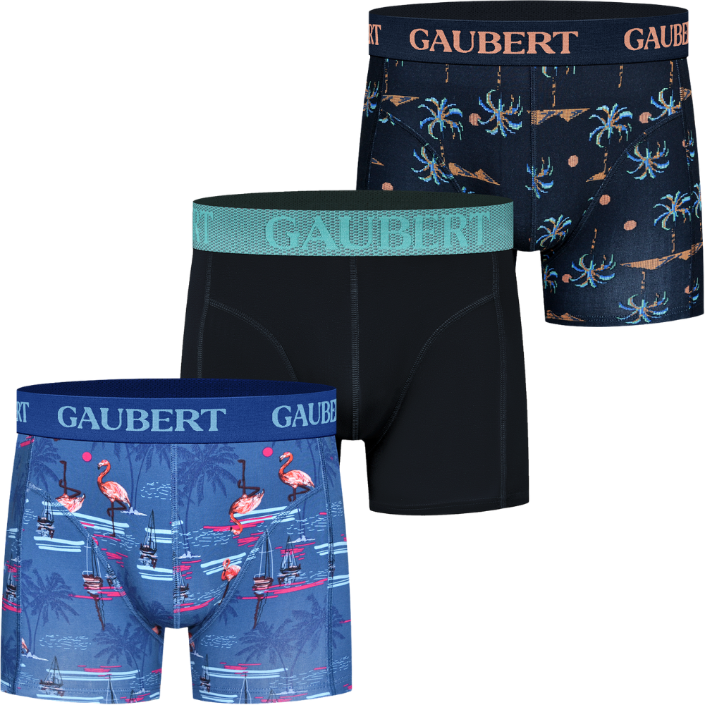 Gaubert Bamboe Boxershorts - 3 Stuks - Flamingo