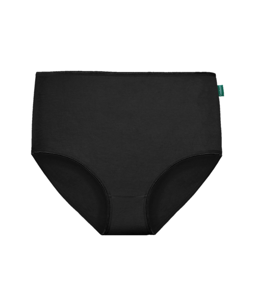 Gaubert Dames Bamboe High Waist Slips - Zwart - 5-pack