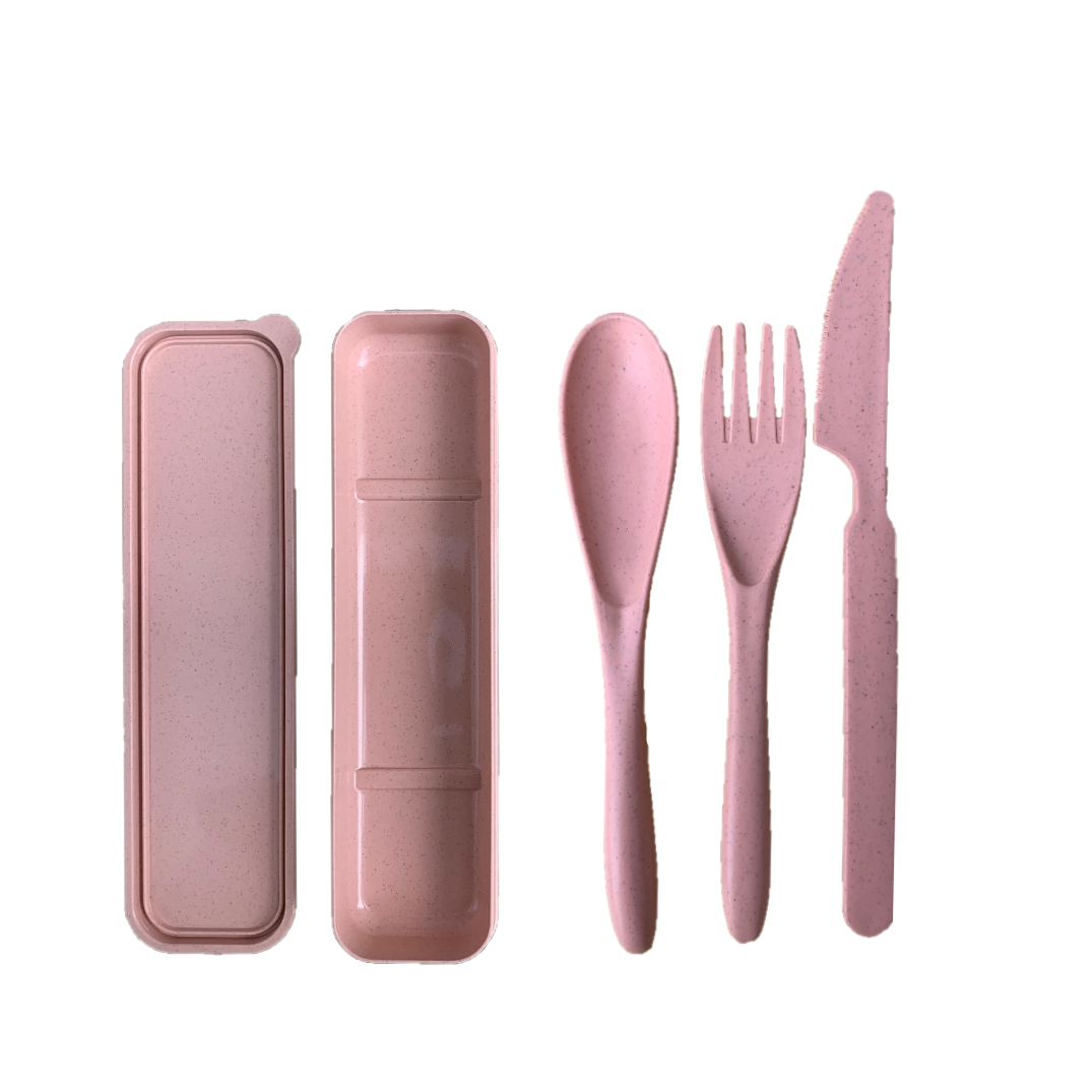 Bio-based Cutlery Set | Pink