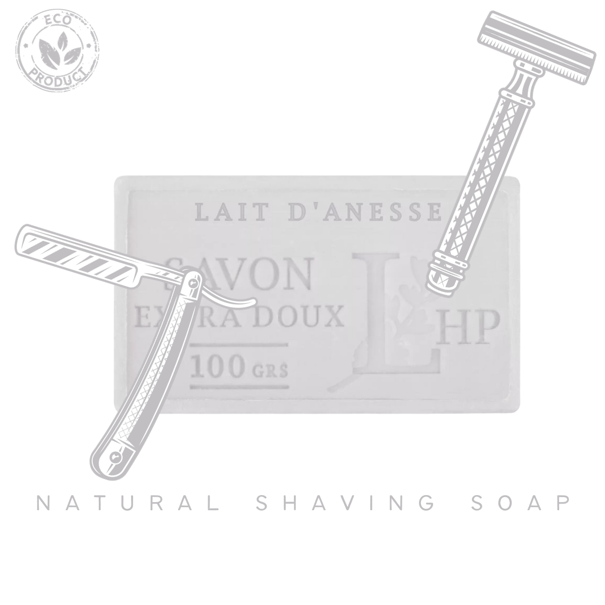 Classic Razor Package Shaving Soap | Rose gold