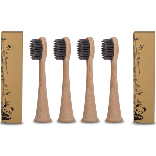 green-goose Sonicare Bamboe Opzetborstels Volwassenen - 4 Stuks
