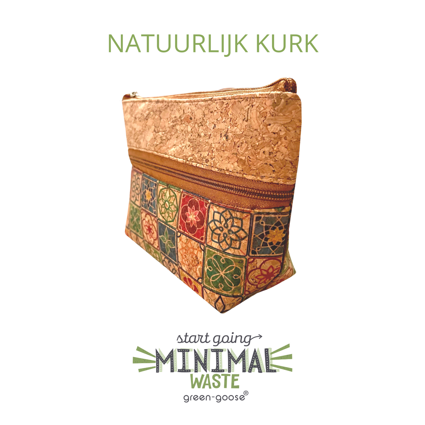 Cork Deep Pouch | French Tile