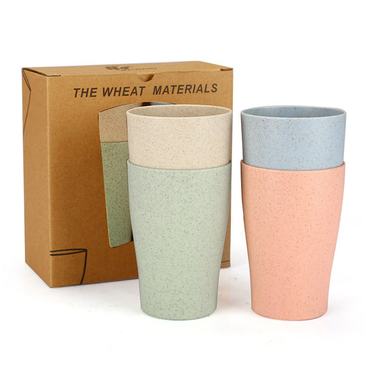 Bio-based Bekers | Set van 4 green-goose