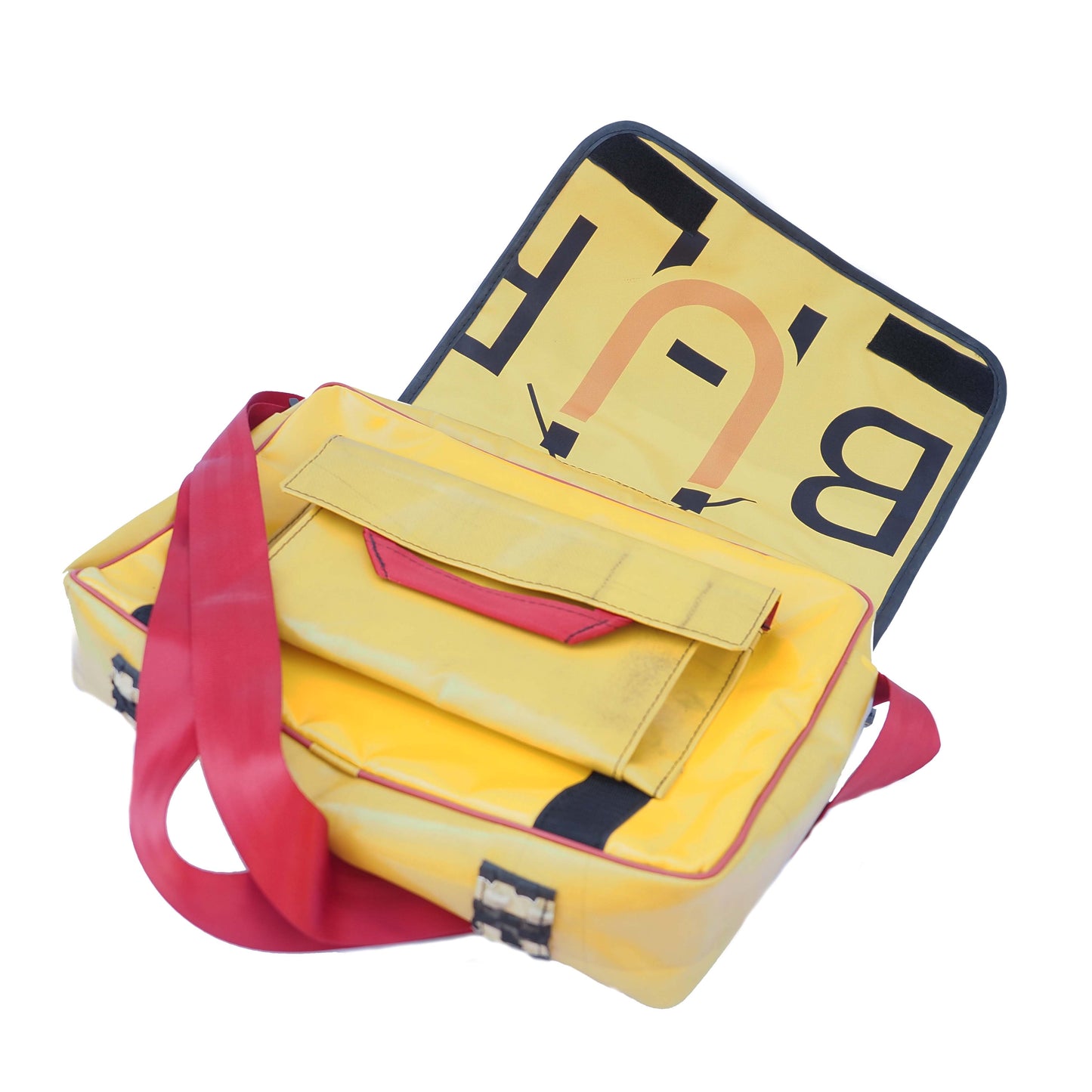 Laptop bag Strade 17" | Red, Yellow