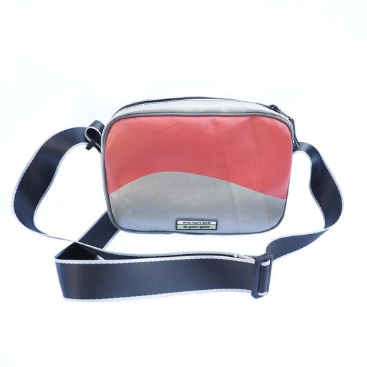 green-goose Schoudertas Jalan - Zilver Roze