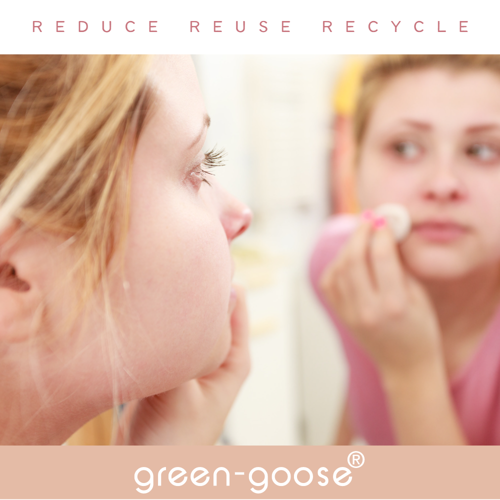 Herbruikbare XL Bamboe Biokatoen 3-laagse Wattenschijfjes | 5 Stuks | Medium green_goose_projects