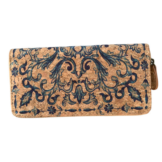 Cork Ladies Wallet | Delfts blue