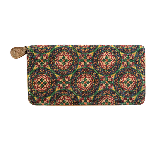 Cork Ladies Wallet | circles
