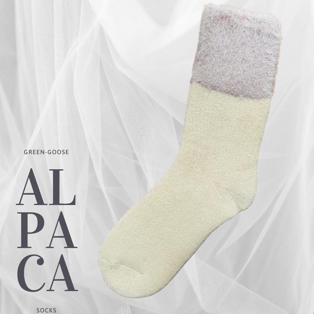 green-goose Alpaca Damessokken - Zacht - 1 Paar - 95%