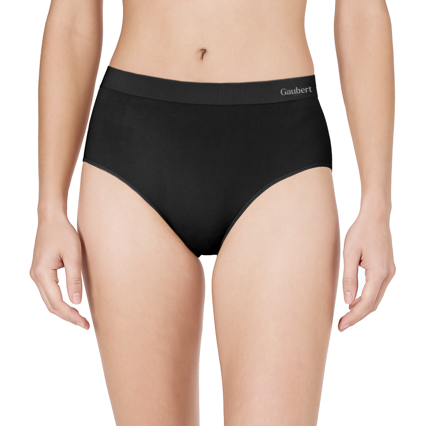 Gaubert Naadloze Bamboe Slips - Zwart - 2 Stuks