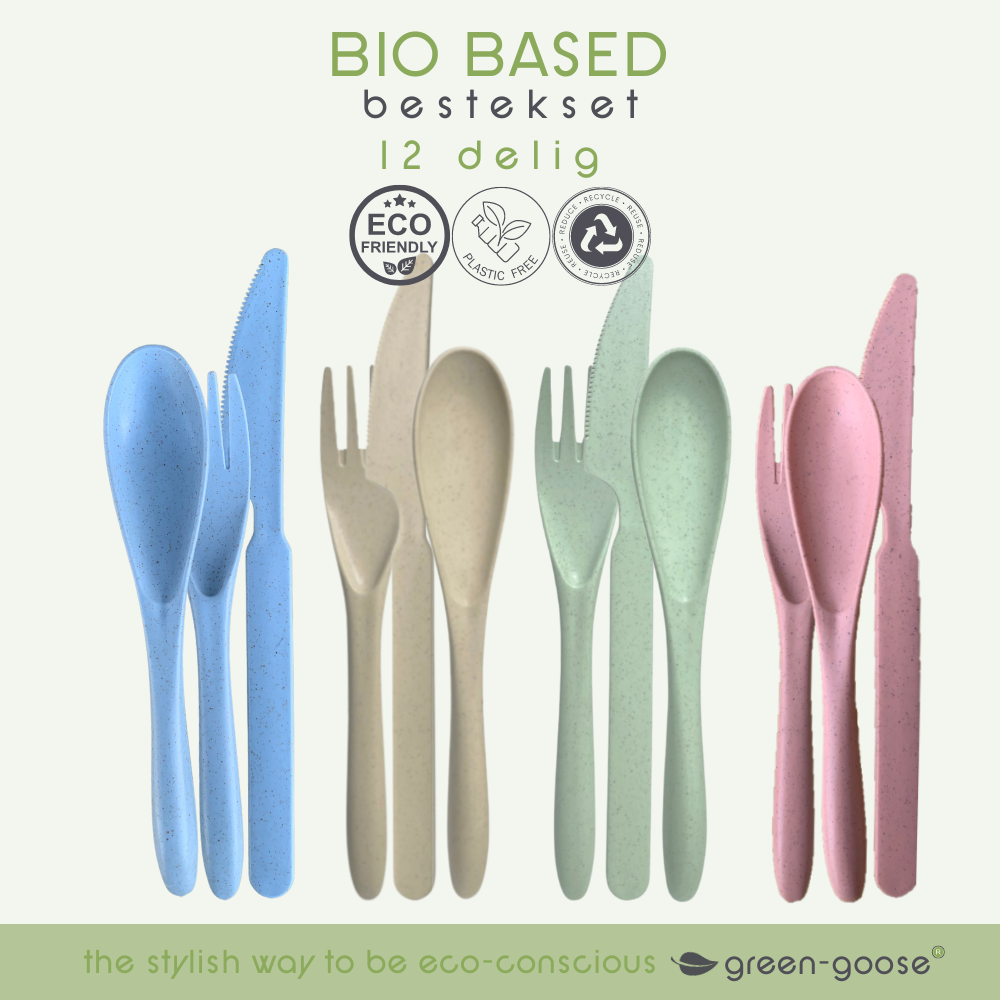 Bio-based Cutlery Set | Pink