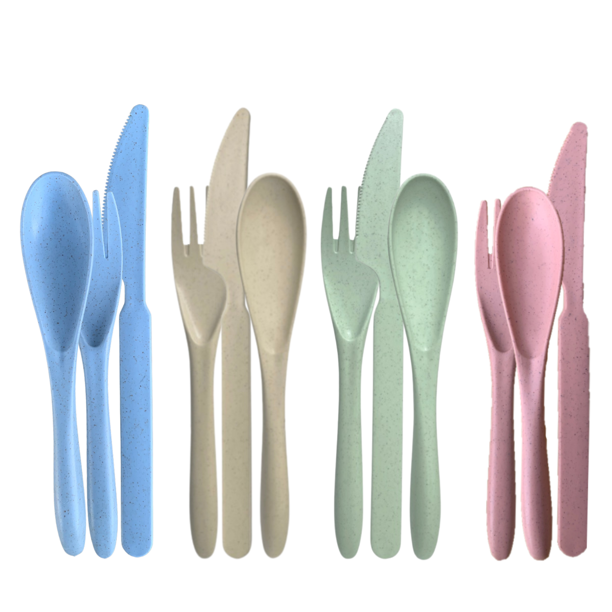 Bio-based Cutlery Set | Pink