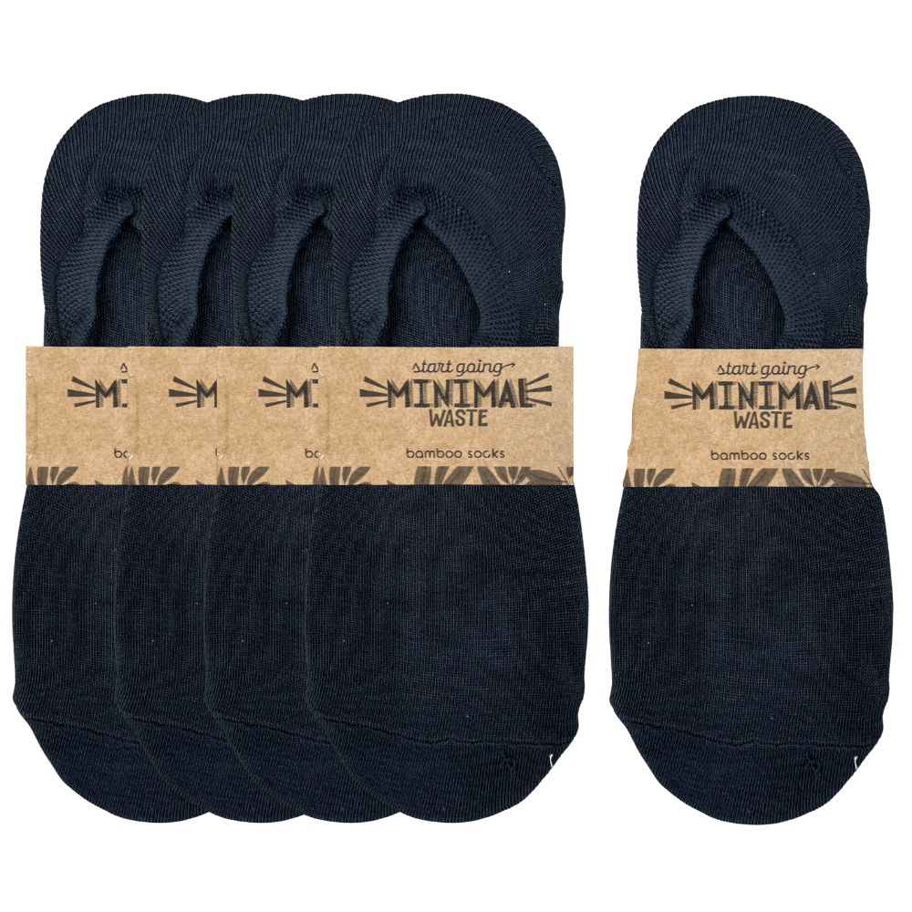 5 Pairs of Bamboo Footies | Ladies | Size 35-39