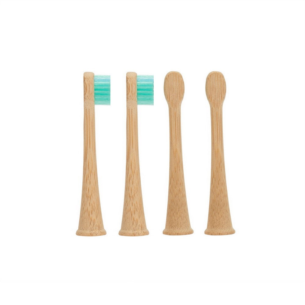 green-goose Sonicare Bamboe Opzetborstels Kinderen - 4 Stuks