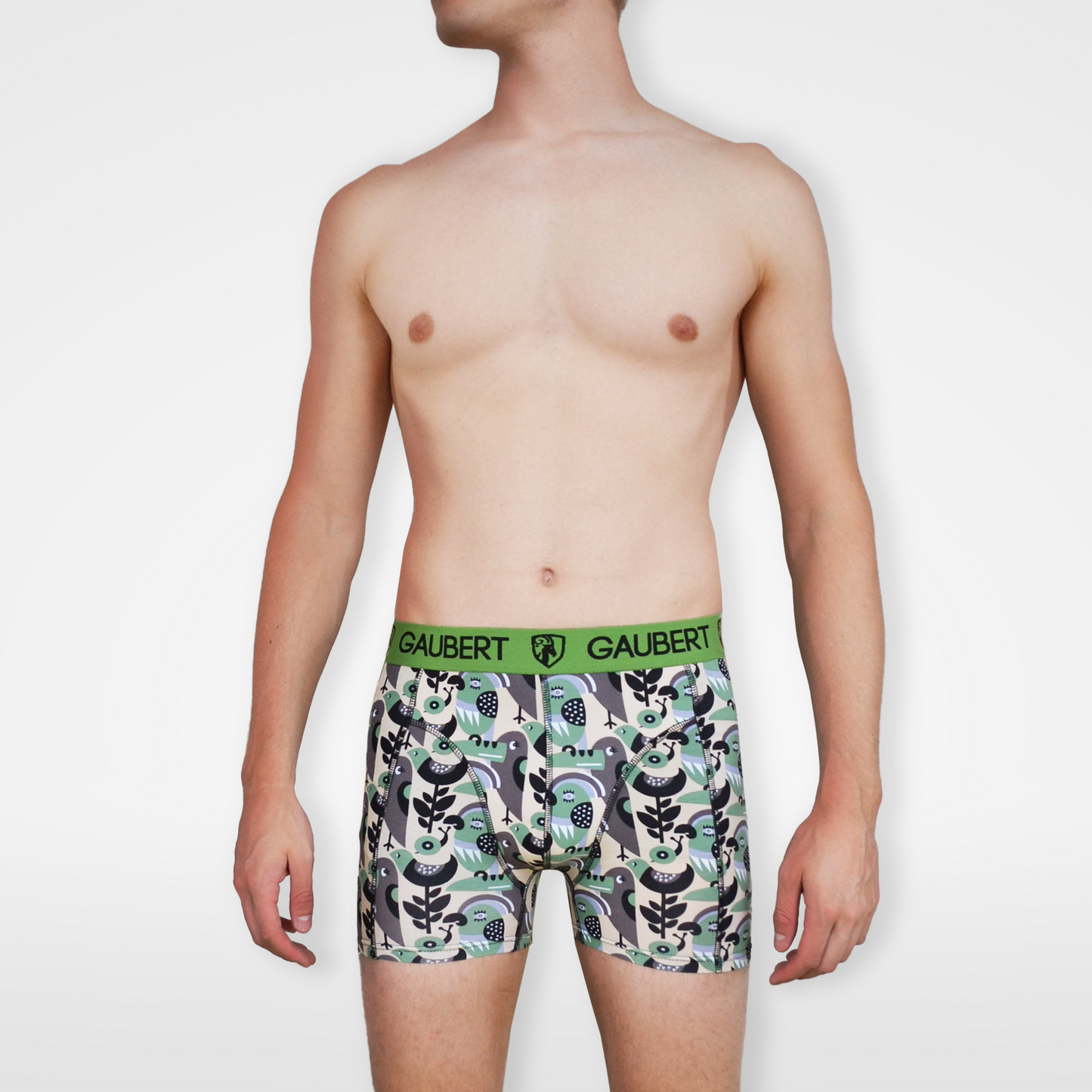 Gaubert Bamboe Boxershorts - Duo Set S - Vogels