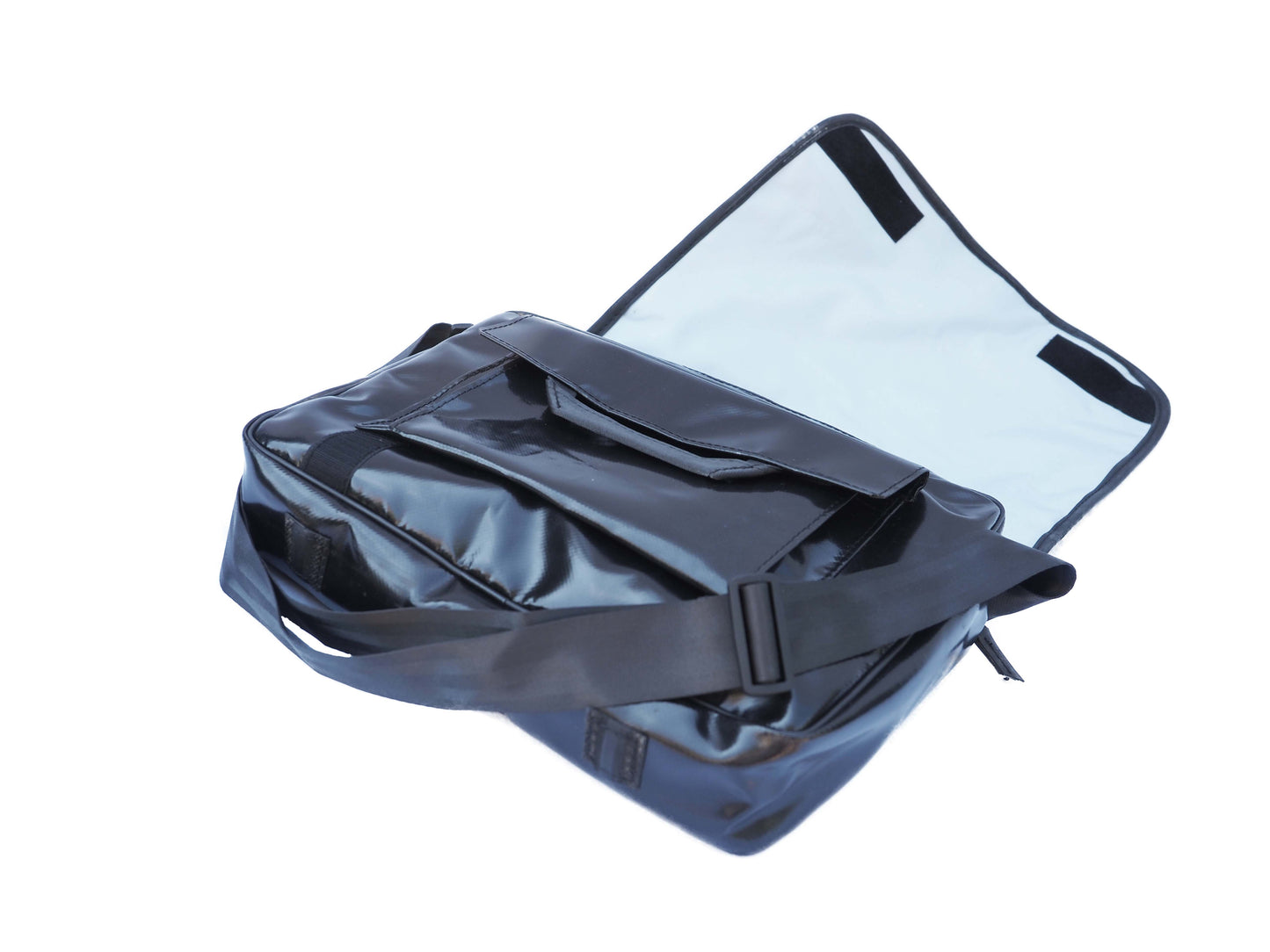 green-goose Laptoptas Strade - Wit/Groen