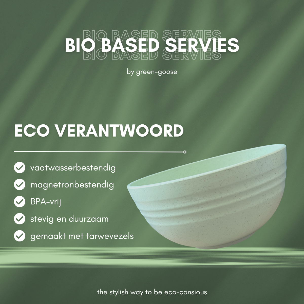 green-goose Bio-based Servies Set - 28-delig