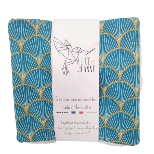 Alice&Jeanne Wasbare Make-up Remover Doekjes - Turquoise