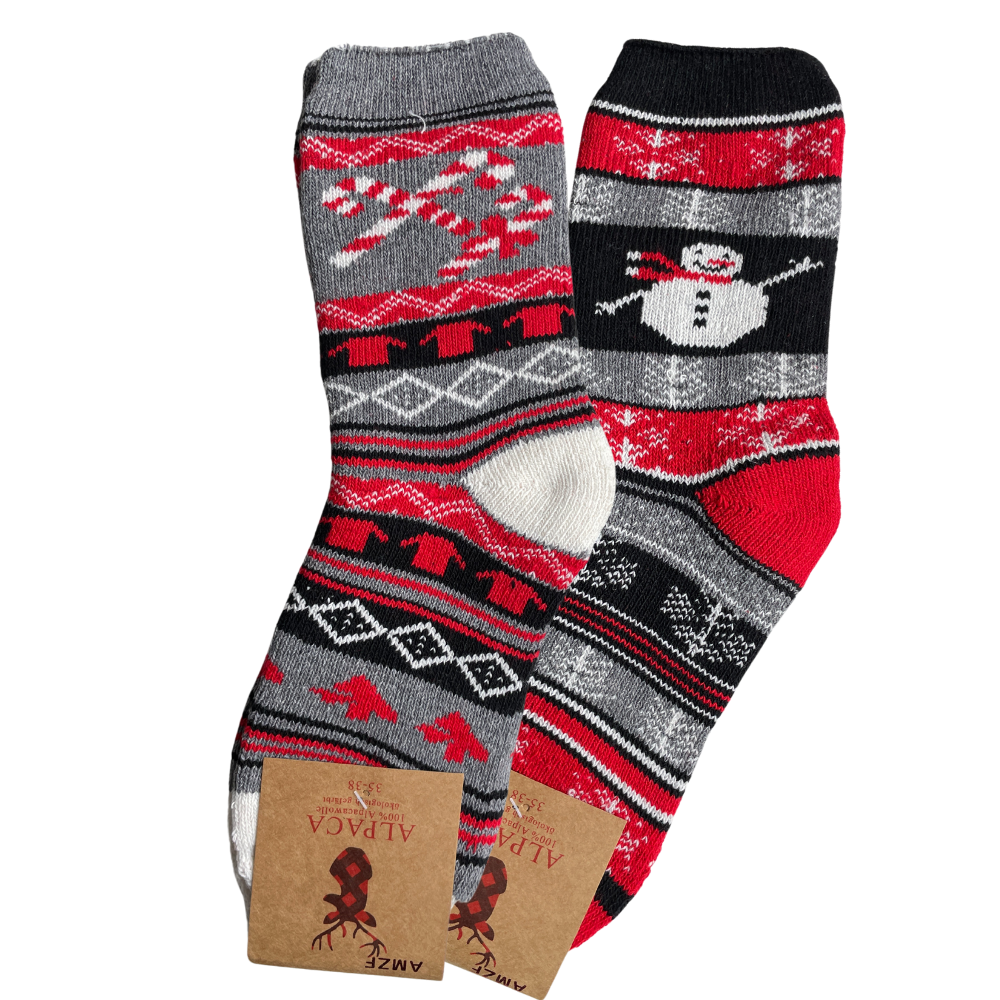newplenty Sokken Dames 36-42, 2 Paar Knuffelsokken Katoen sokken, Cartoon Panda Sokken Meisjes Grappige Kerstsokken Sneakersokken, zwart, panda, One size