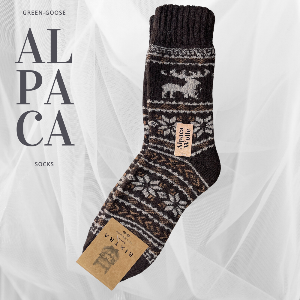 Alpaca Socks Women | 2 Pair | Blue grey