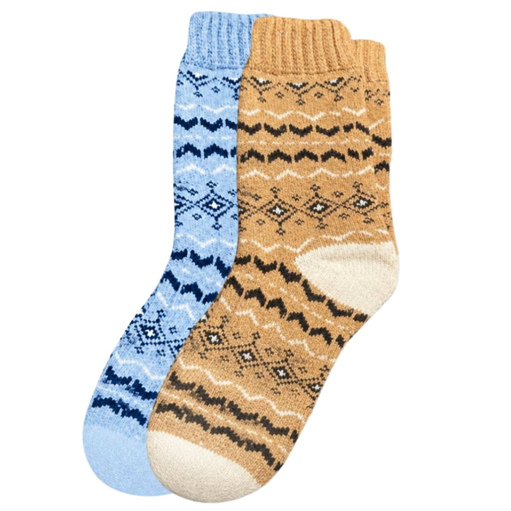 Alpaca Socks Women | 2 Pair | Blue grey