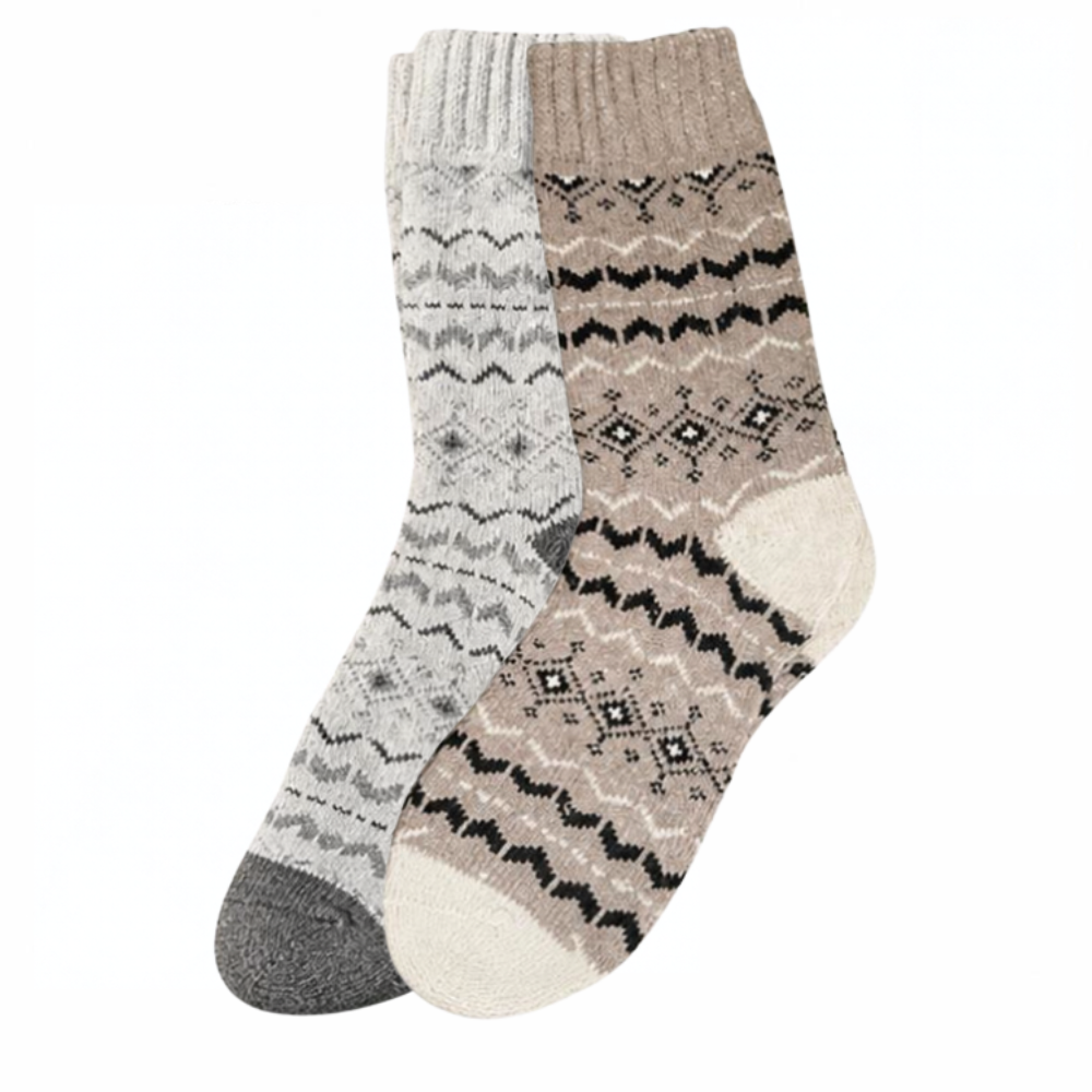 Alpaca Socks Women | 2 Pair | Blue grey