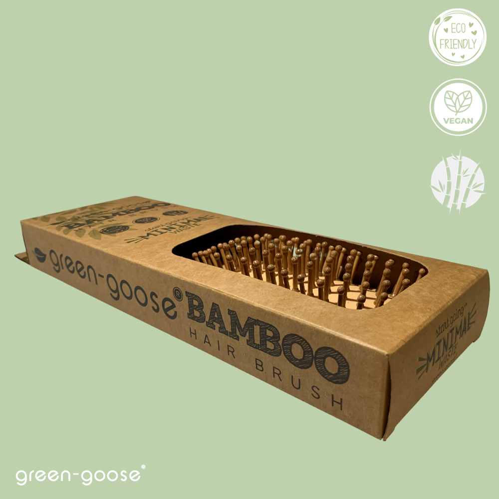green-goose Bamboe Haarborstel XL