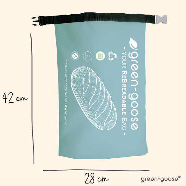green-goose Herbruikbare rPet Broodzak XL - 42x28cm