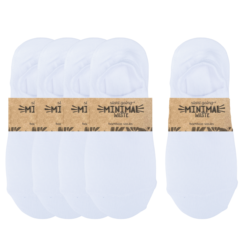 5 Pairs of Bamboo Footies | Ladies | Size 35-39