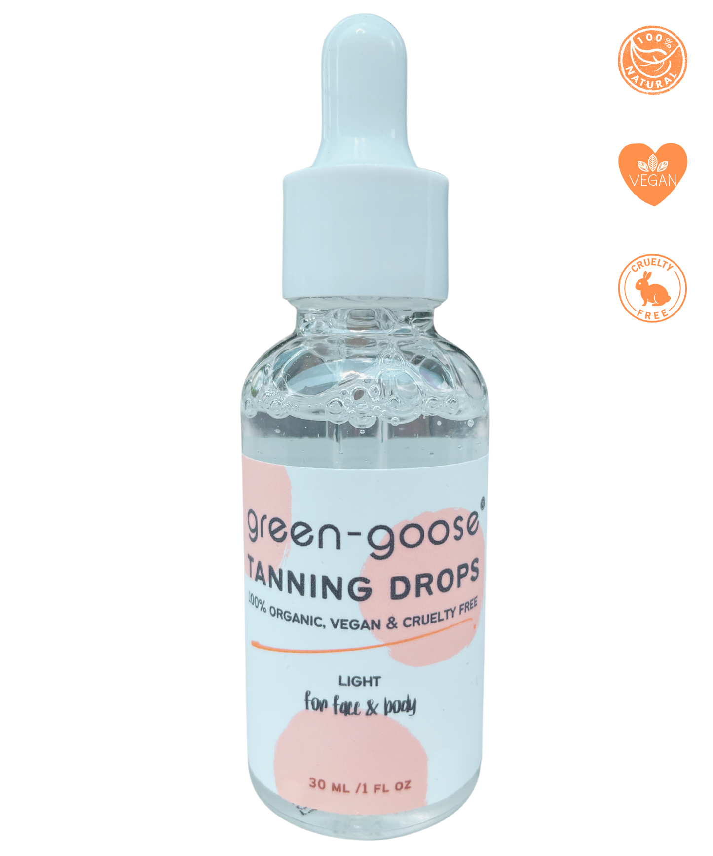 green goose Organic Tanning Drops - Light - 30 ml