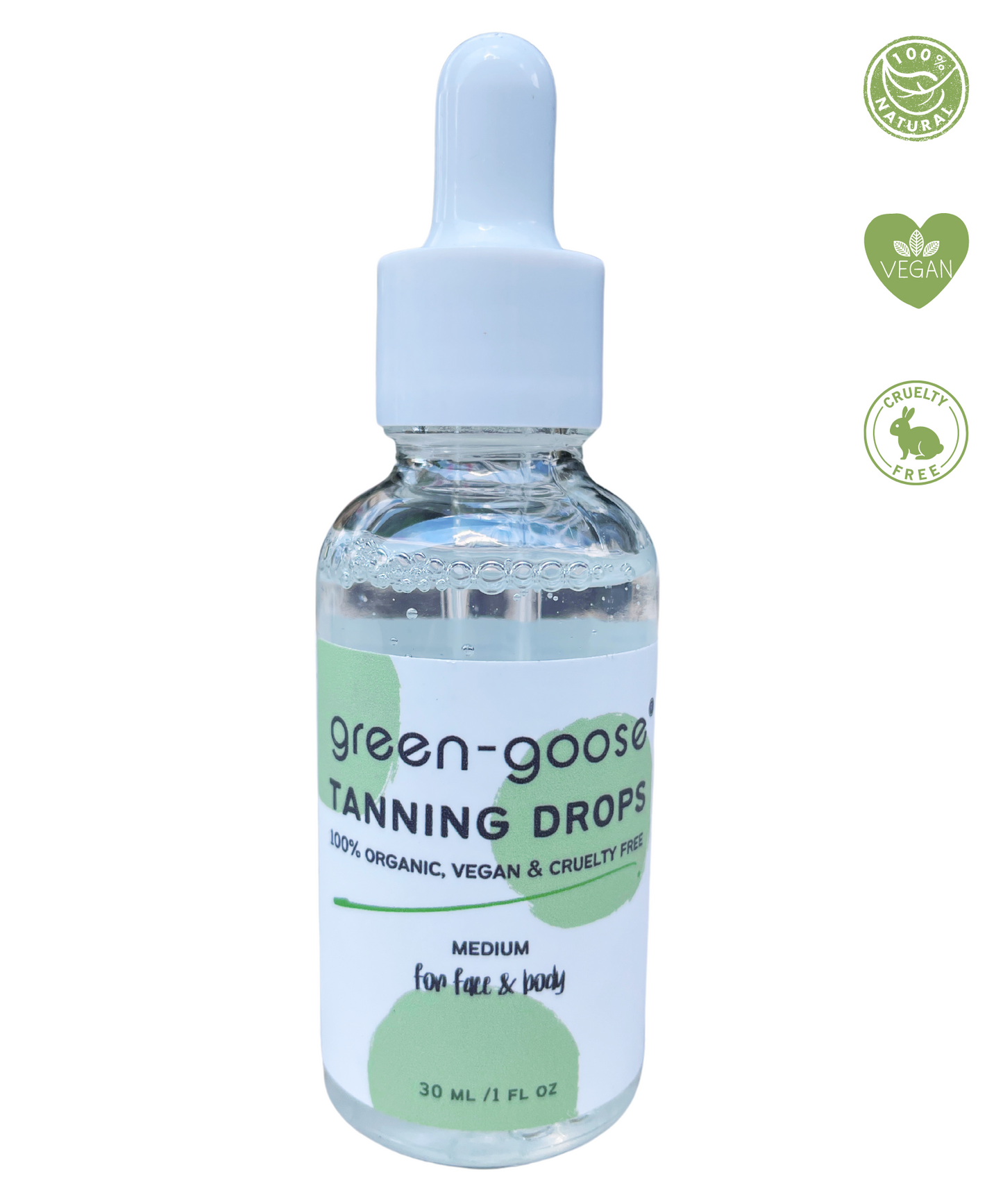 green goose Organic Tanning Drops - Medium - 30 ml