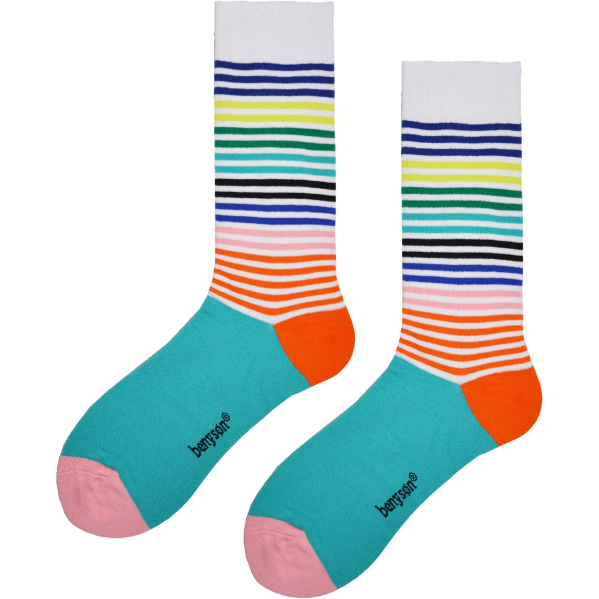 Benyson Socks Organic Cotton - 2 Pairs - Seagulls