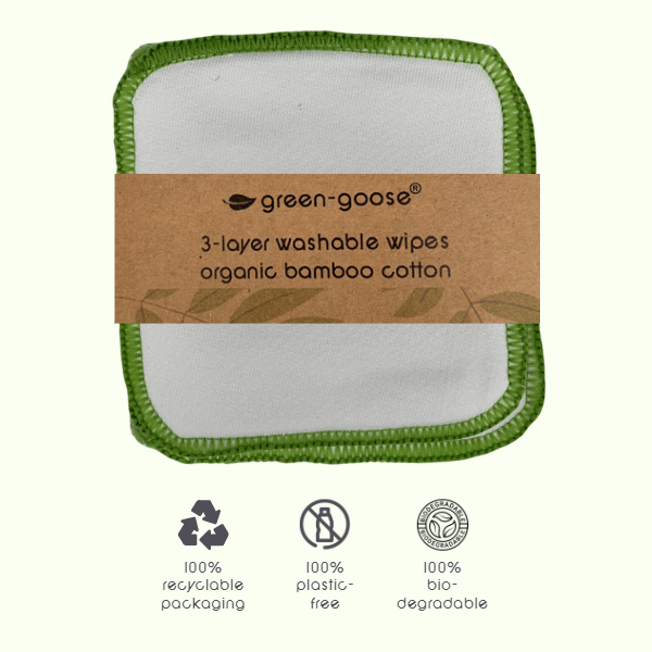 green-goose Herbruikbare Wattenschijfjes | 15 Stuks | Mix