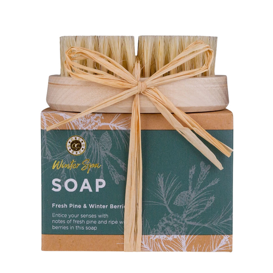 Soap with Olive Tree Wood Soap Holder | Lavender, Rose