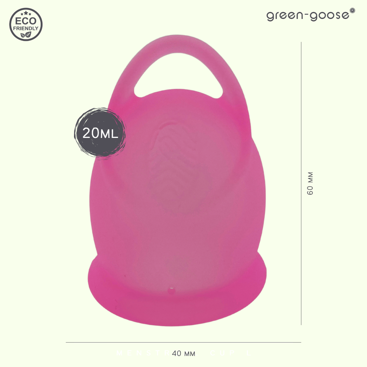 Menstrual Cup L | Pink 