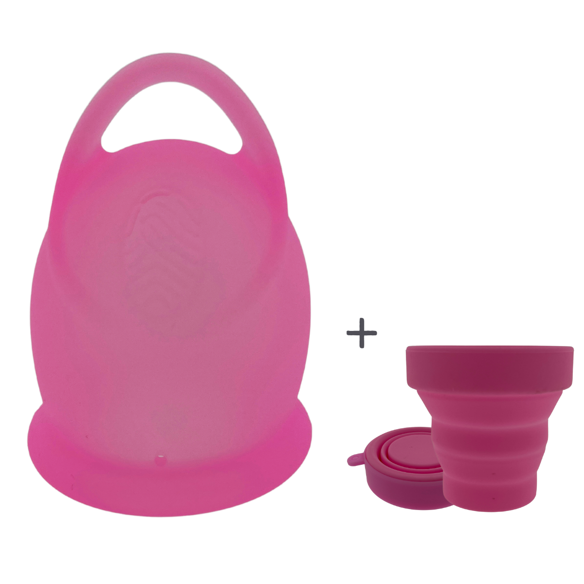 Siliconen Menstruatie Cup met Houder / Sterilisator