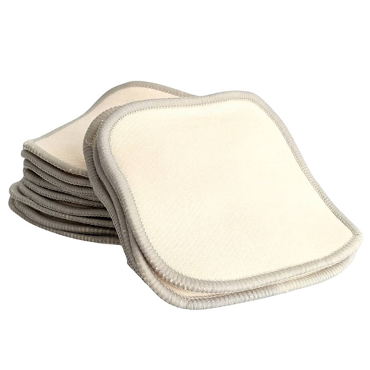 Reusable XL Hemp Organic Cotton Cotton Pads | 5 Pieces | Scrub