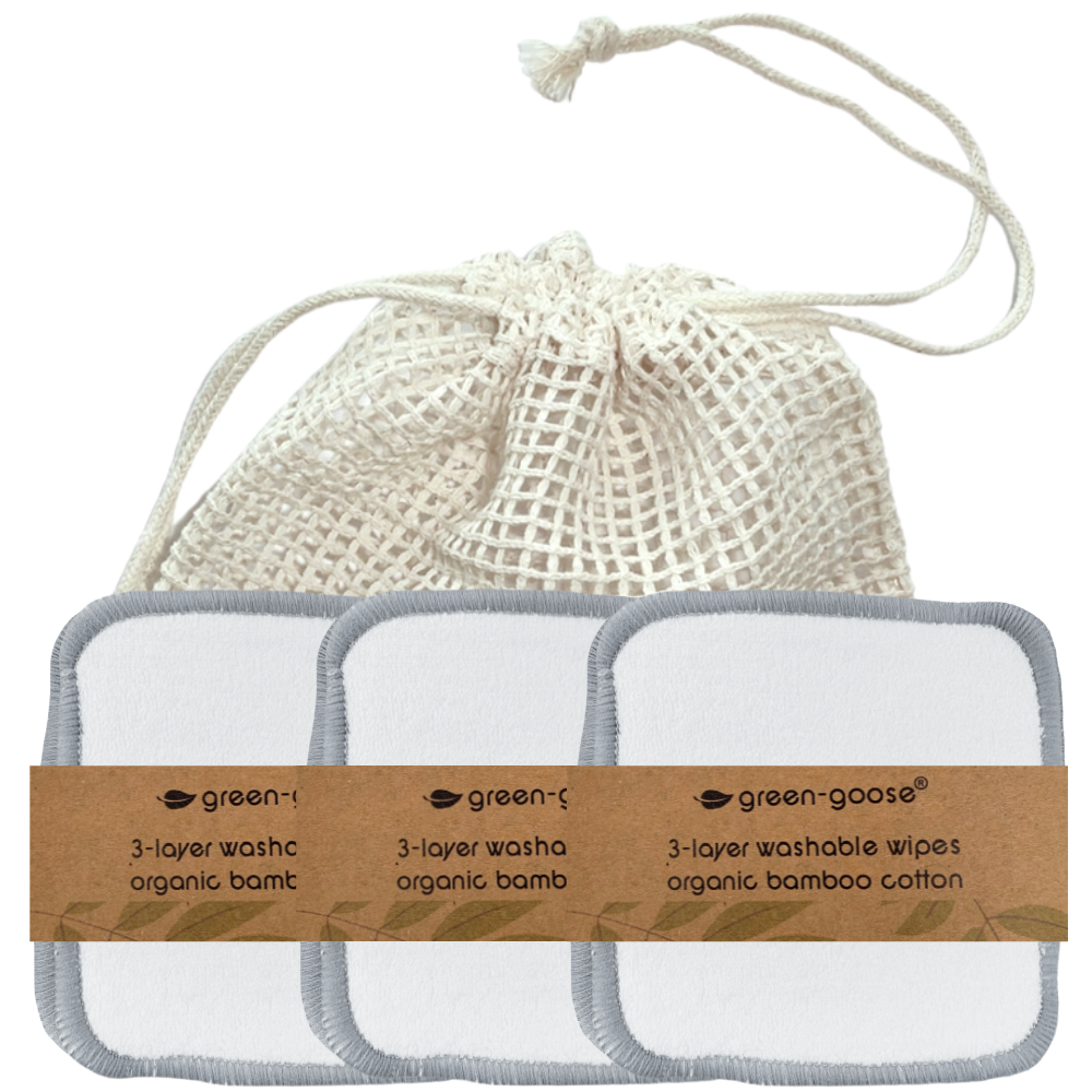 Reusable XL Hemp Organic Cotton Cotton Pads | 5 Pieces | Scrub