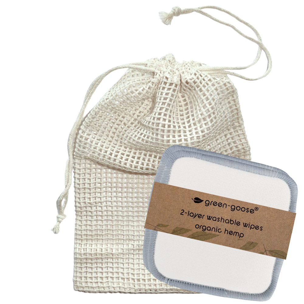 Reusable XL Bamboo Organic Cotton 3-layer Cotton Pads | 5 Pieces | Soft