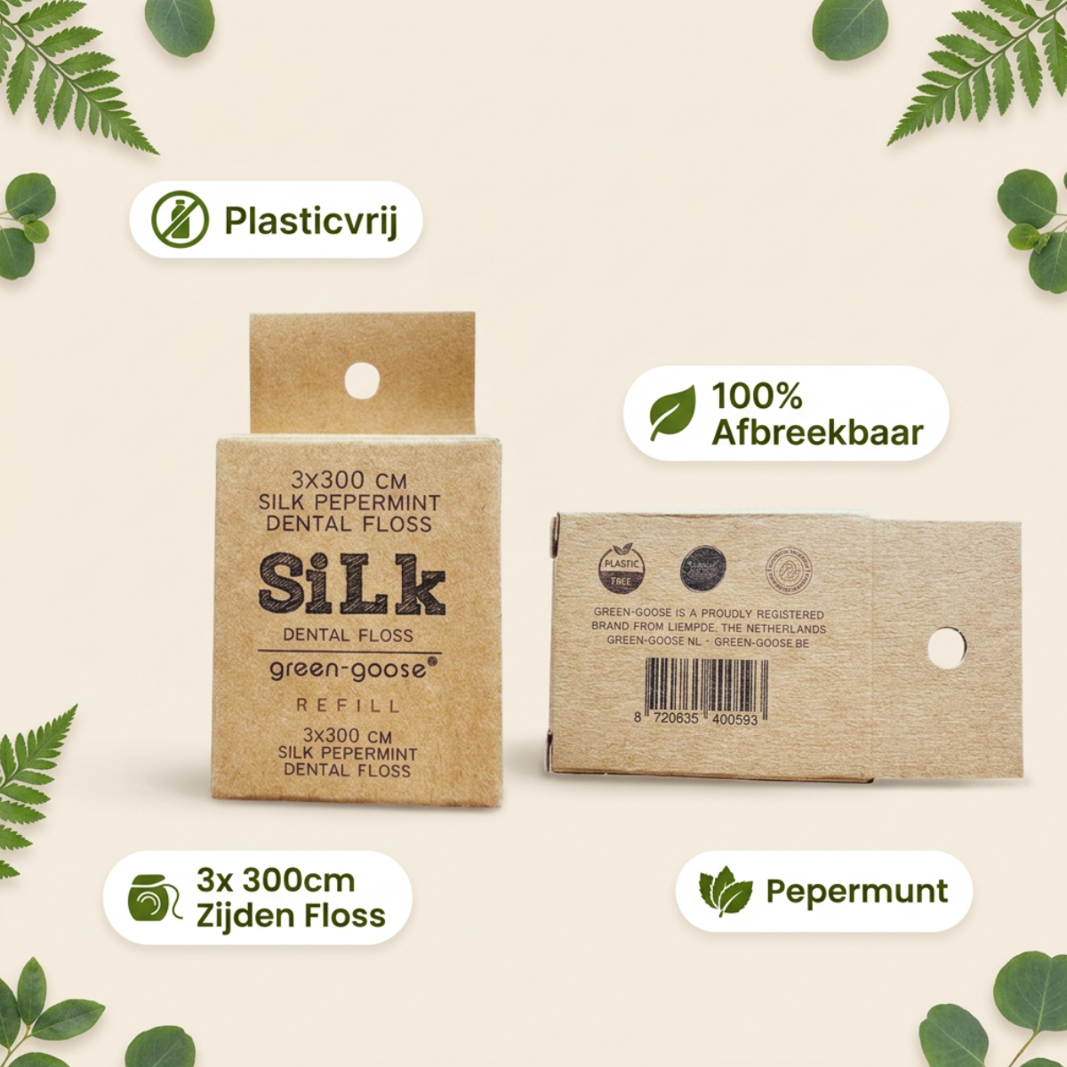 Bio-based dental floss | Charcoal Mint