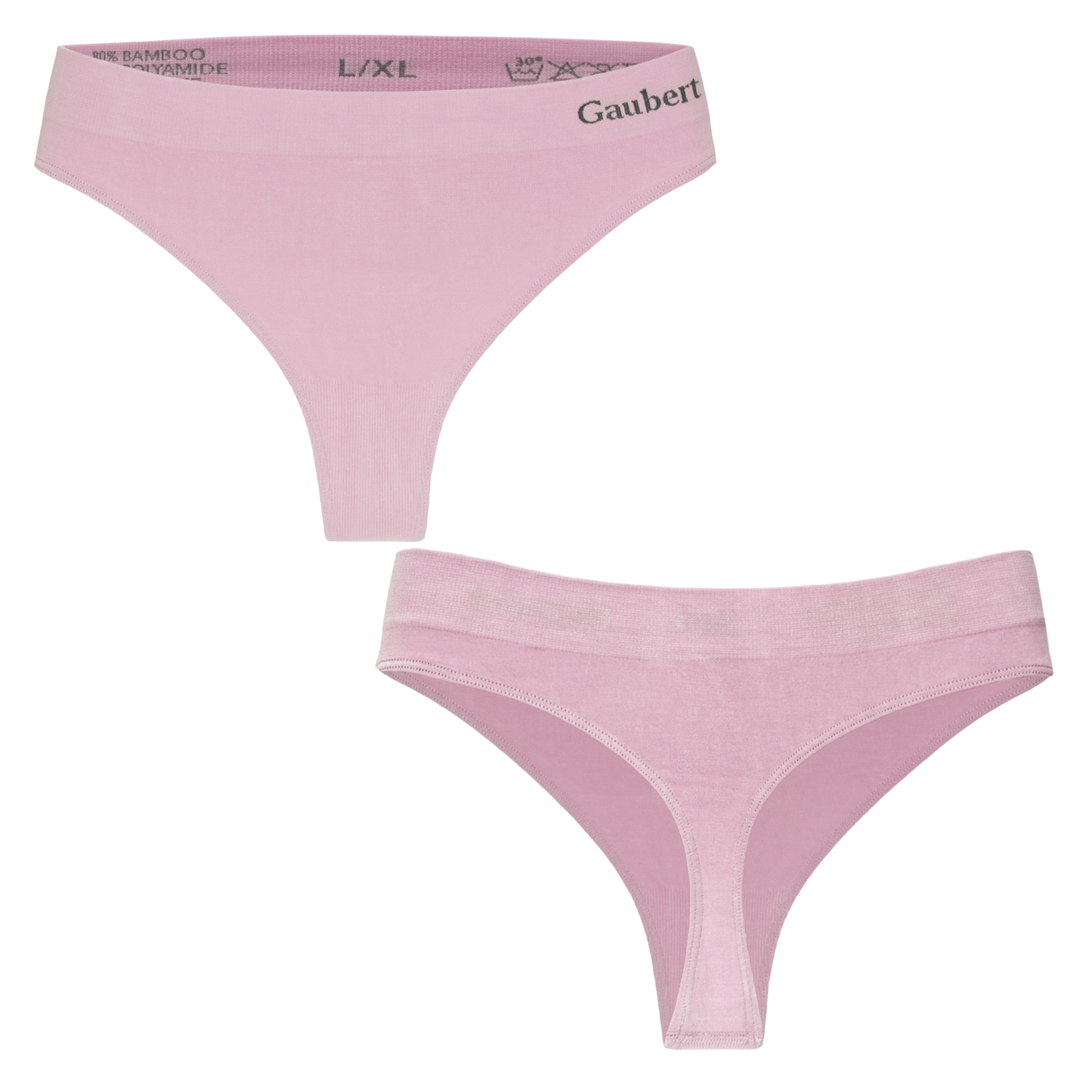 Gaubert  Dames Bamboe Naadloos String Slips - 6-pack