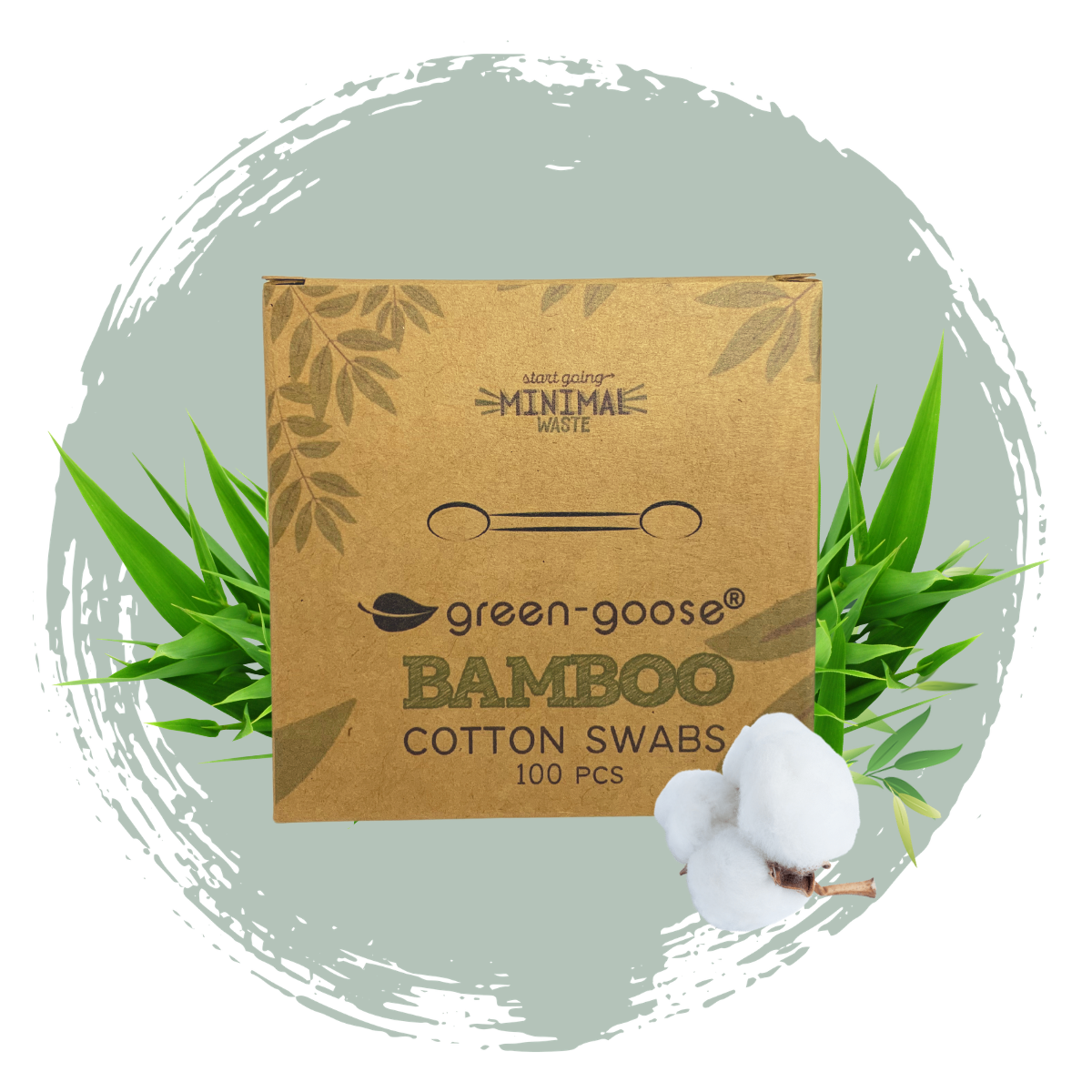 green-goose Bamboe Wattenstaafjes | 8x100 Stuks