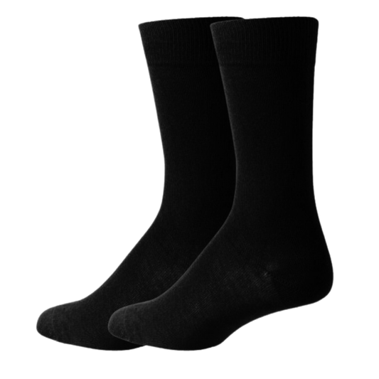 green-goose Bamboe Herensokken - 2 Paar - Zwart - Maat 39-44 - 85% Bamboe