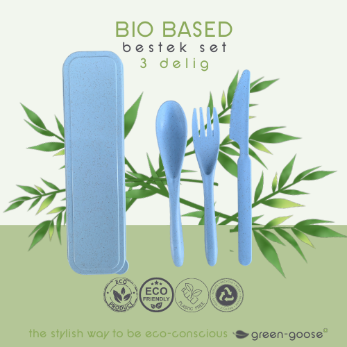green-goose Bio-based Bestekset | Blauw